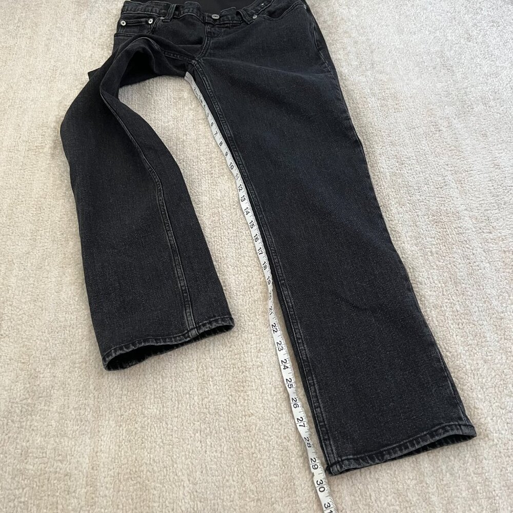 Abercrombie & Fitch The 90s Straight Leg Maternity Jeans 26/2 Long - Picture 5 of 11